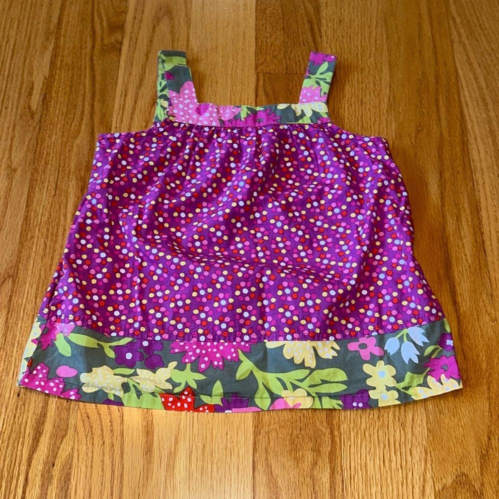 Hanna Andersson patterned tank top, size kids 4T